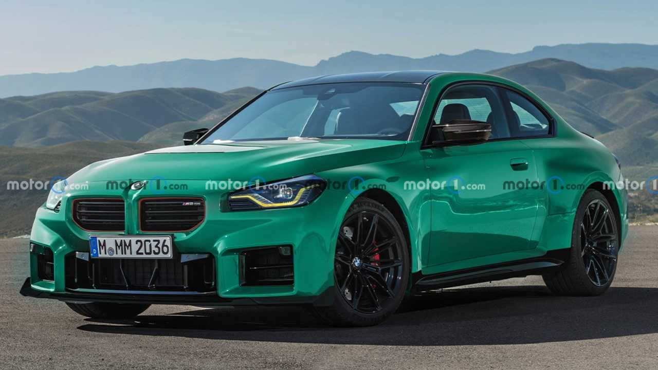 bmw m2 cs rendered ahead of possible 2025 debut, could have 500+ hp