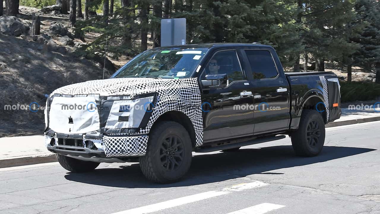 2024 ford f-150 tremor refresh spied hiding front, rear design updates