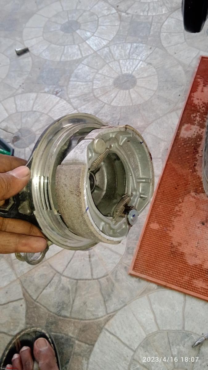 Completed a simple DIY brake clean for the 1st time on my Bajaj CT110, Indian, Member Content, Bajaj CT110, Bike ownership