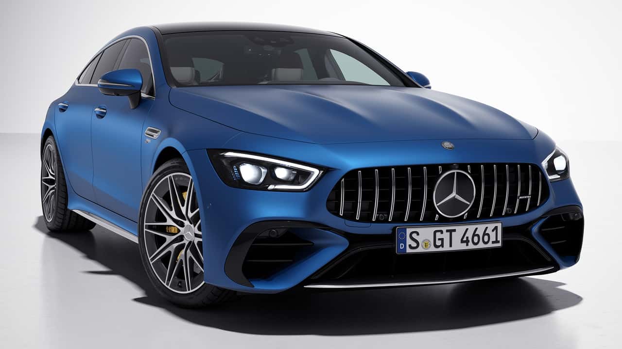 2024 mercedes-amg four-door coupe gets v8 look for six-cylinder money