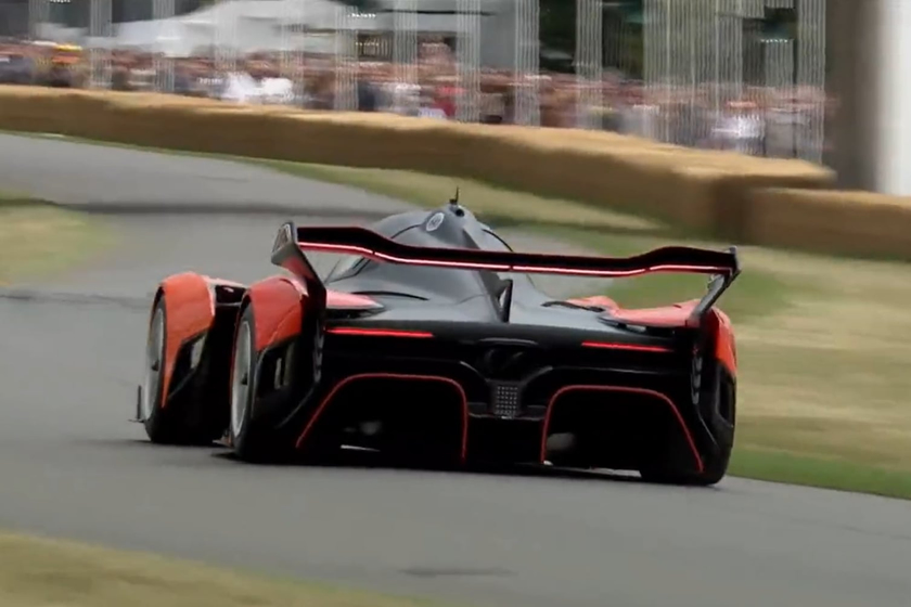 supercars, motorsport, listen to the mclaren solus gt make wicked v10 sounds up goodwood hill climb