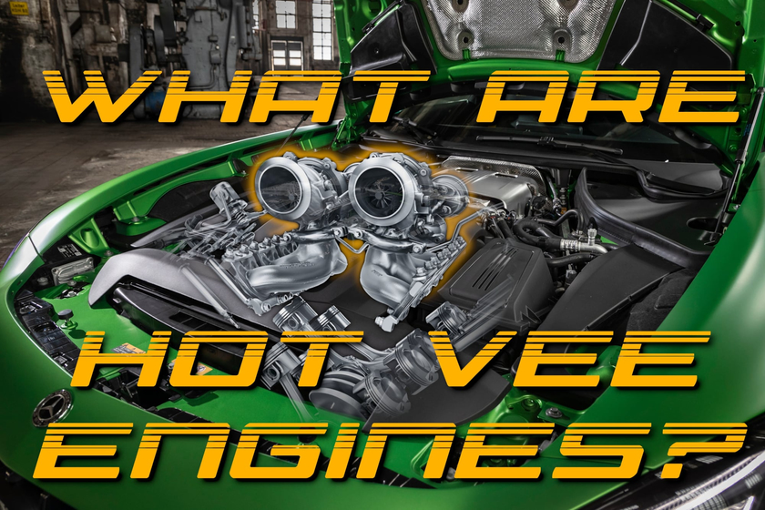 video, engine, design, what is a hot vee engine?