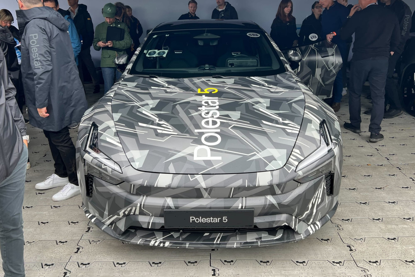 goodwood festival of speed, electric vehicles, polestar 3 and 5 luxury evs tackle goodwood festival of speed hillclimb