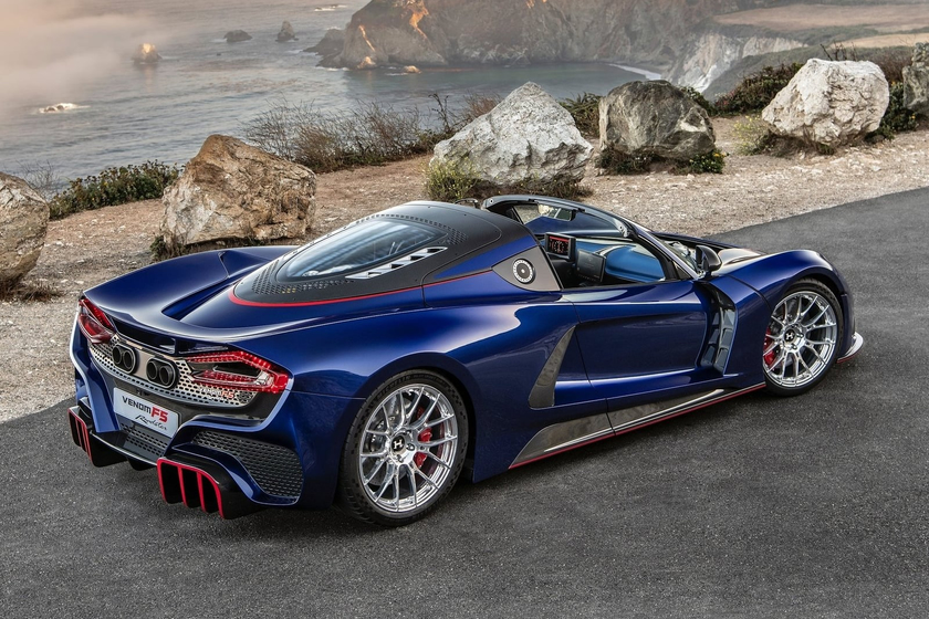 teaser, supercars, hennessey teases michael jordan's venom f5 roadster for monterey car week reveal