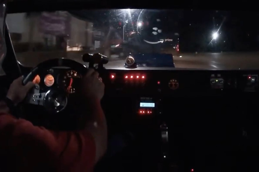 video, offbeat, watch: amazon delivery driver gets lost on active drag strip
