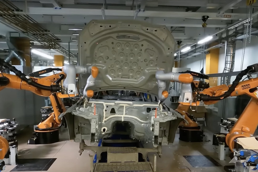 video, watch how robots build the mercedes-benz c-class from scratch