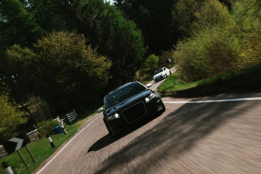 video, 730-hp audi rs4 gets a rear-turbo setup and it's insanely fast