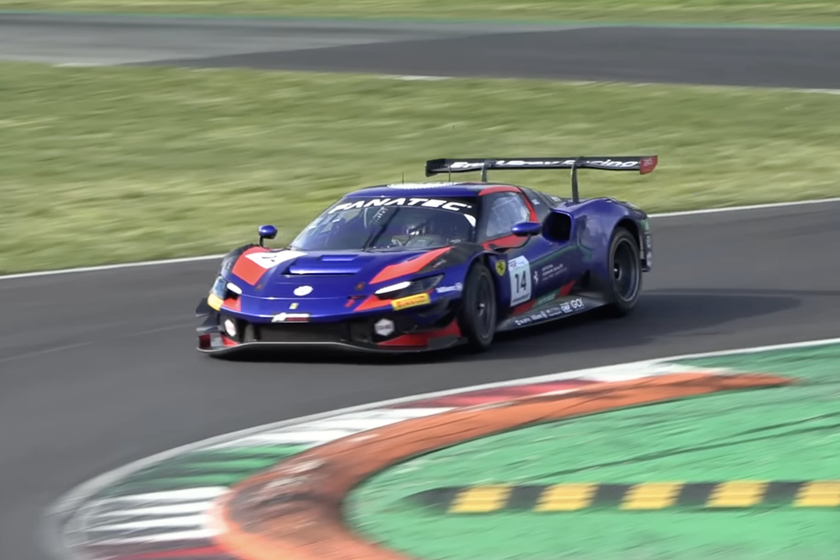 video, supercars, ferrari 296 gt3 sounds incredible at 12 hours of monza