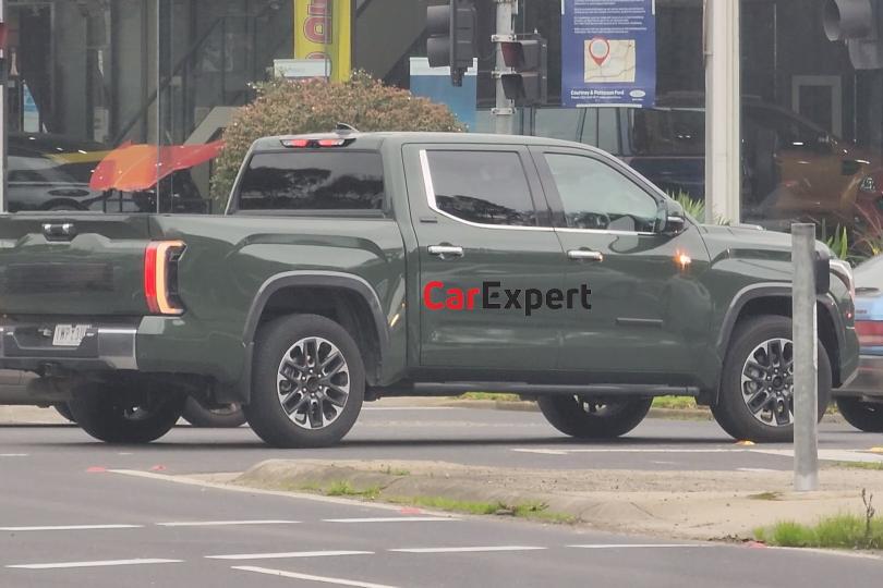 toyota's ford f-150 rival spied on australian roads