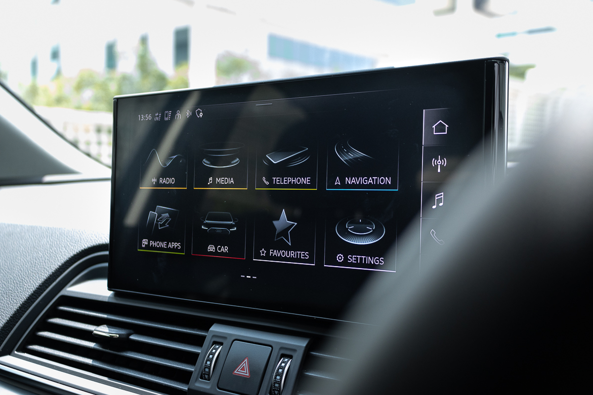 2023 Audi Q5 Sportback 2.0 40TFSI Singapore - Infotainment screen