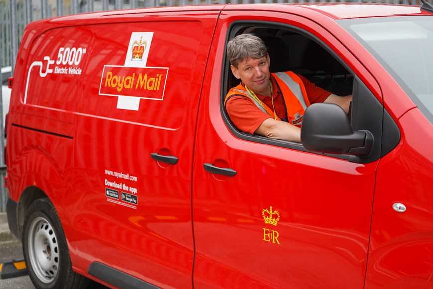 commercial, hydrogen, royal mail takes delivery of 5,000th electric vehicle
