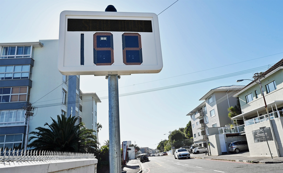 cape town, smart speed signs, cape town installs “smart speed signs” to reduce speeding