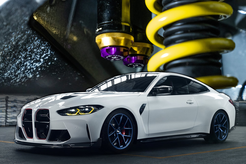 tuning, sports cars, new bmw m4 suspension from kw designed to conquer the nurburgring