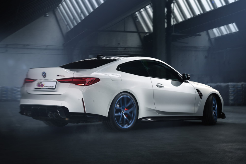 tuning, sports cars, new bmw m4 suspension from kw designed to conquer the nurburgring