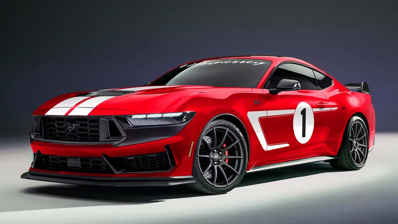 ford mustang dark horse already supercharged to 850 hp by hennessey