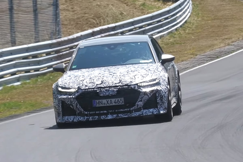 video, spy shots, sports cars, hardcore audi rs6 send-off sounds glorious during nurburgring visit