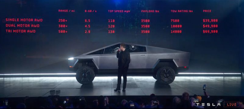 tesla ceo hints on cybertruck pricing after rival electric ute slashes asking price