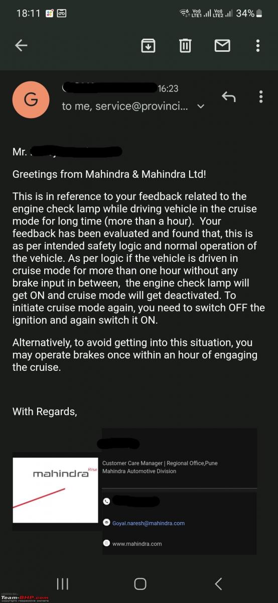 Here's how Mahindra claims the CEL fault on my Scorpio-N is normal, Indian, Mahindra, Member Content, Mahindra Scorpio N