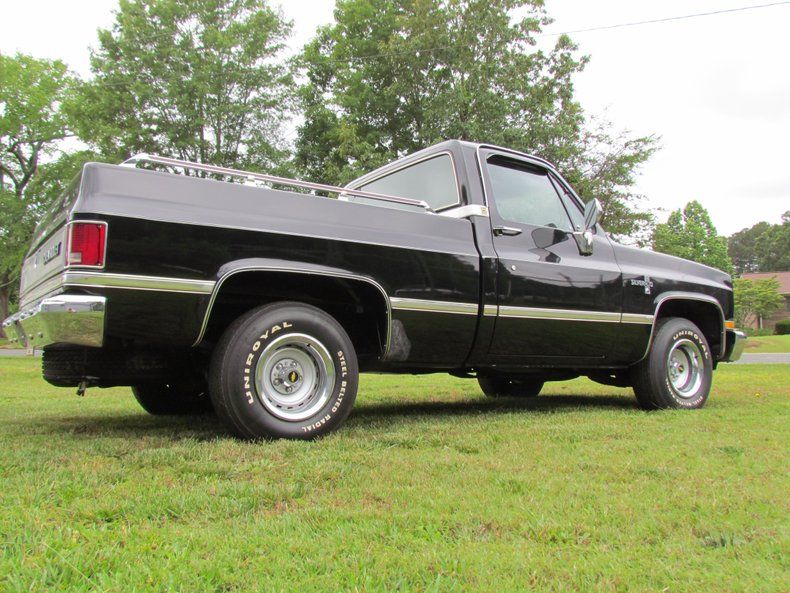handpicked, trucks, american, news, newsletter, highlights, muscle, sports, client, classic, modern classic, europe, features, luxury, celebrity, off-road, german, gaa is selling a 1985 chevrolet c10 with just 148 miles- the seats even have the delivery plastic on them!