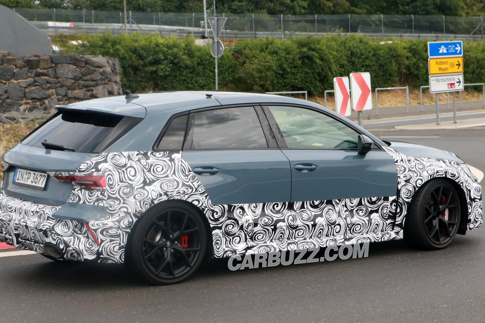 spy shots, sports cars, audi rs3 facelift spotted hiding heavy aesthetic updates