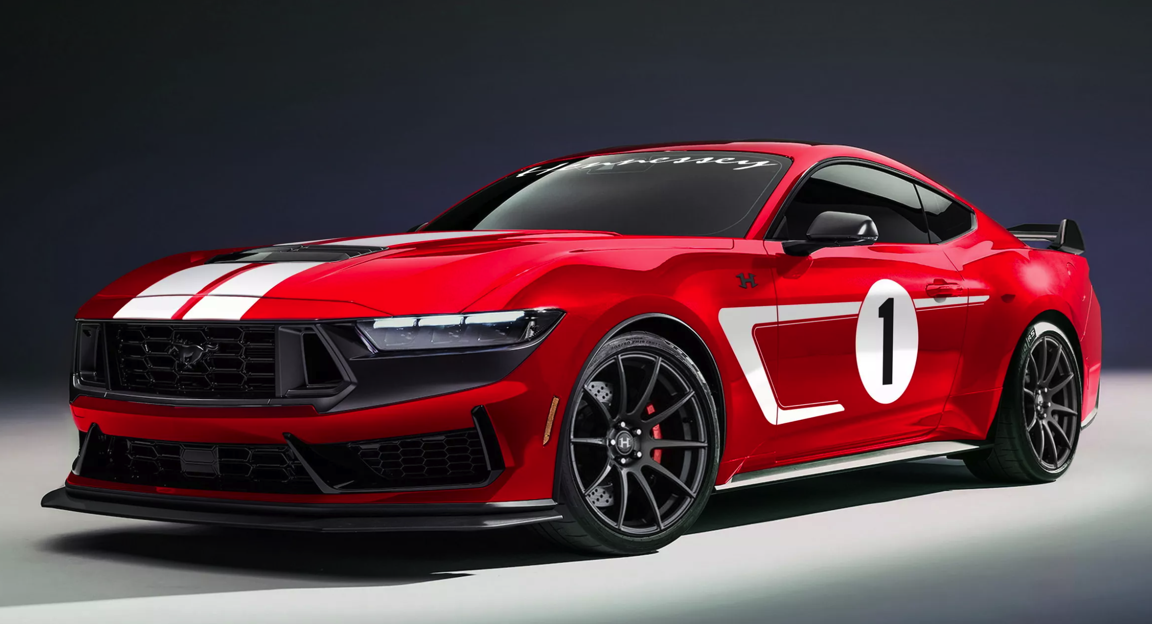 hennessey turns the mustang dark horse into a 850hp beast