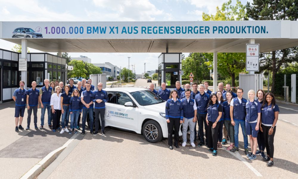 , bmw x1 crosses 10 lakh production milestone at regensburg plant