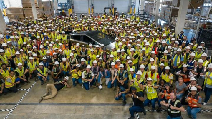 First Tesla Cybertruck rolls out of Texas Gigafactory, Indian, Tesla, Other, Cybertruck, International, Vehicle Production