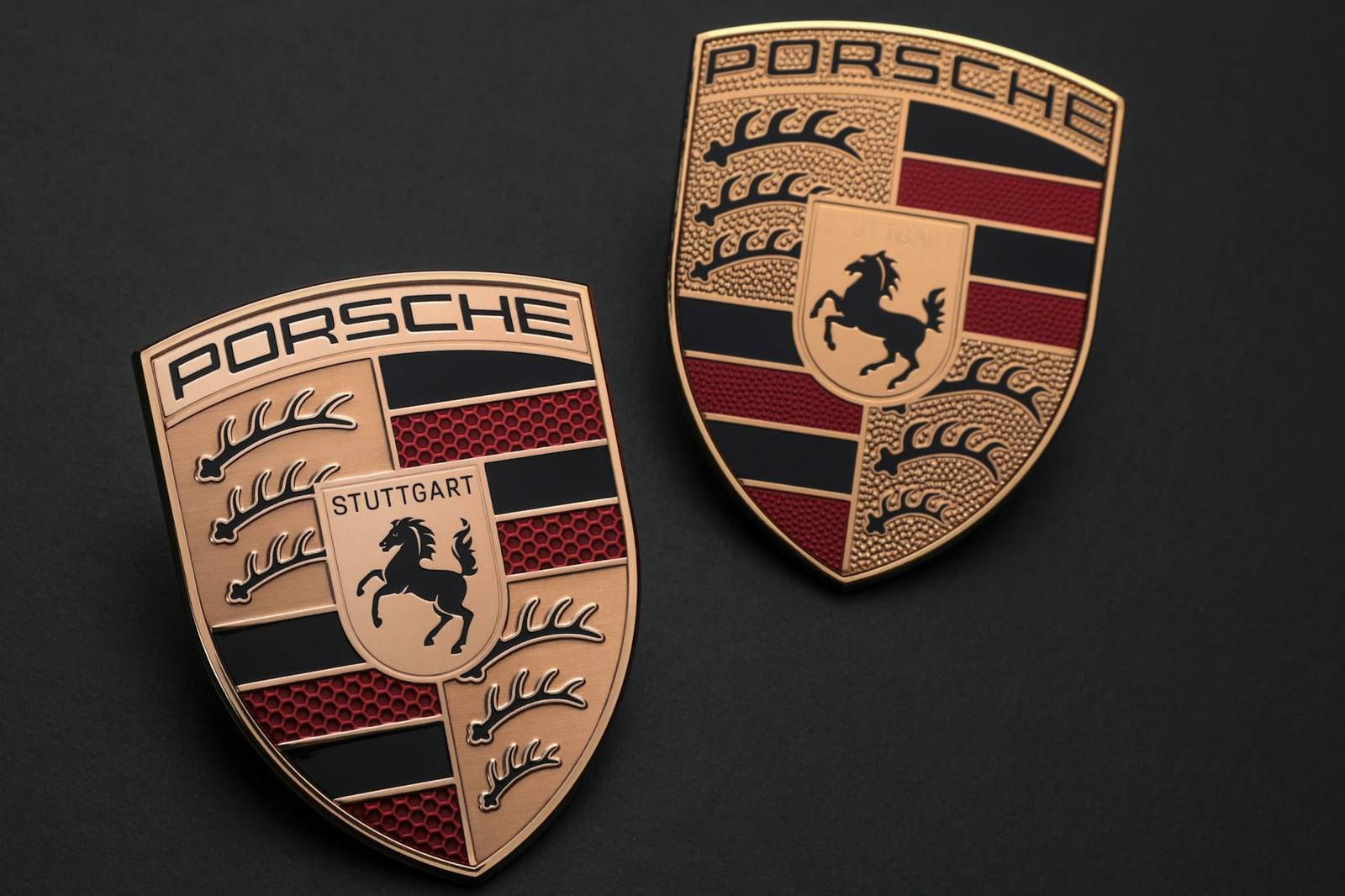 sports cars, porsche logo was nearly one of these weird badges