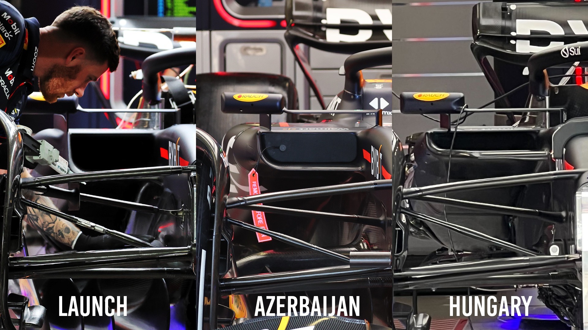 first look at red bull’s second major f1 2023 sidepod upgrade