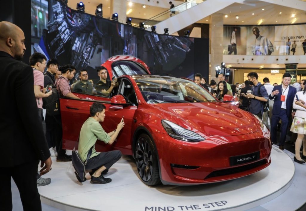 tesla launches its electric vehicles in malaysia