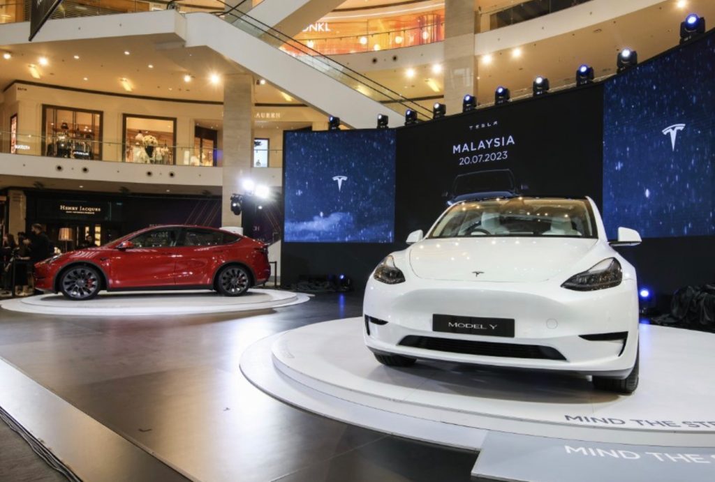 tesla launches its electric vehicles in malaysia