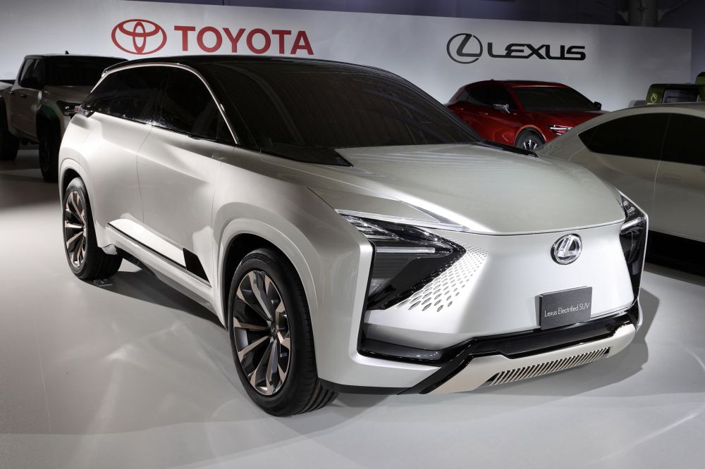 lexus could be taking on kia ev9 with a seven-seat electric suv