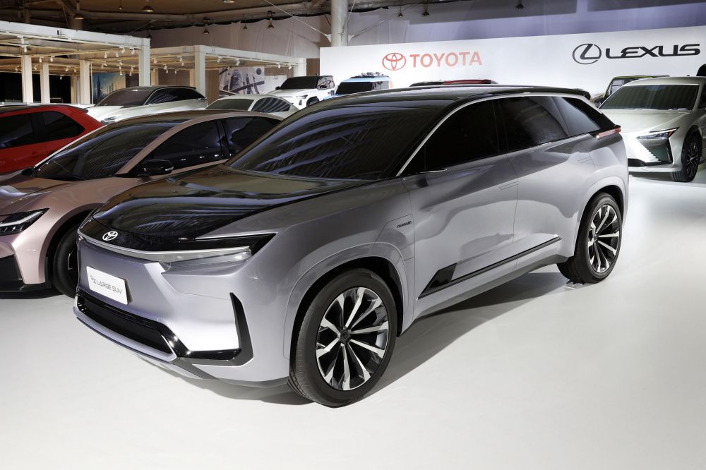 lexus could be taking on kia ev9 with a seven-seat electric suv