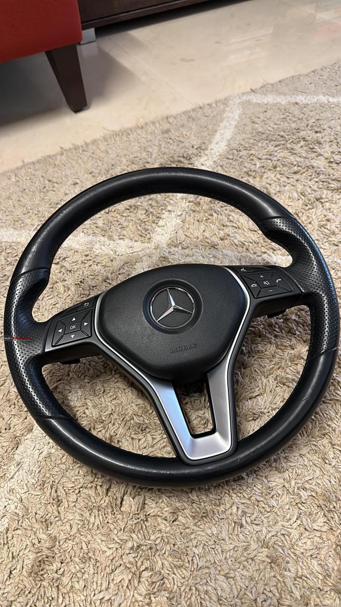 Goodies for my used Mercedes E-Class including an AMG steering wheel, Indian, Member Content, Mercedes E-Class, Mercedes, Used Cars