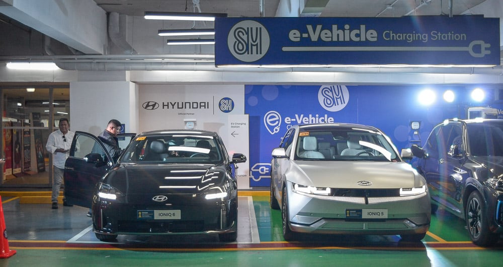 hyundai ph partners with sm malls for ev car park