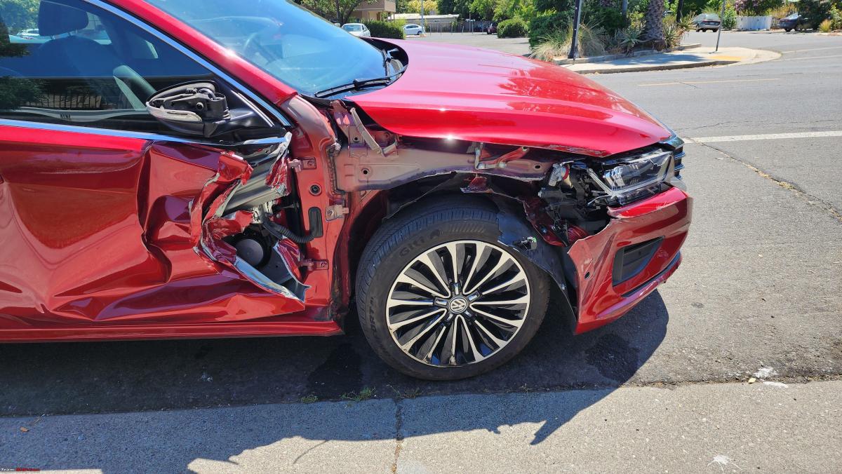 My VW Passat declared a total loss after my wife crashed it into a Ford, Indian, Member Content, Passat, Volkswagen, Accidents, Insurance