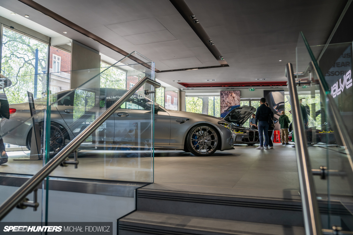 uk, tuning, s58, m4, m3, london, evolve automotive, evolve, car culture, bmw park lane, bmw m, bmw, why evolve’s showroom takeover at bmw park lane is worth talking about