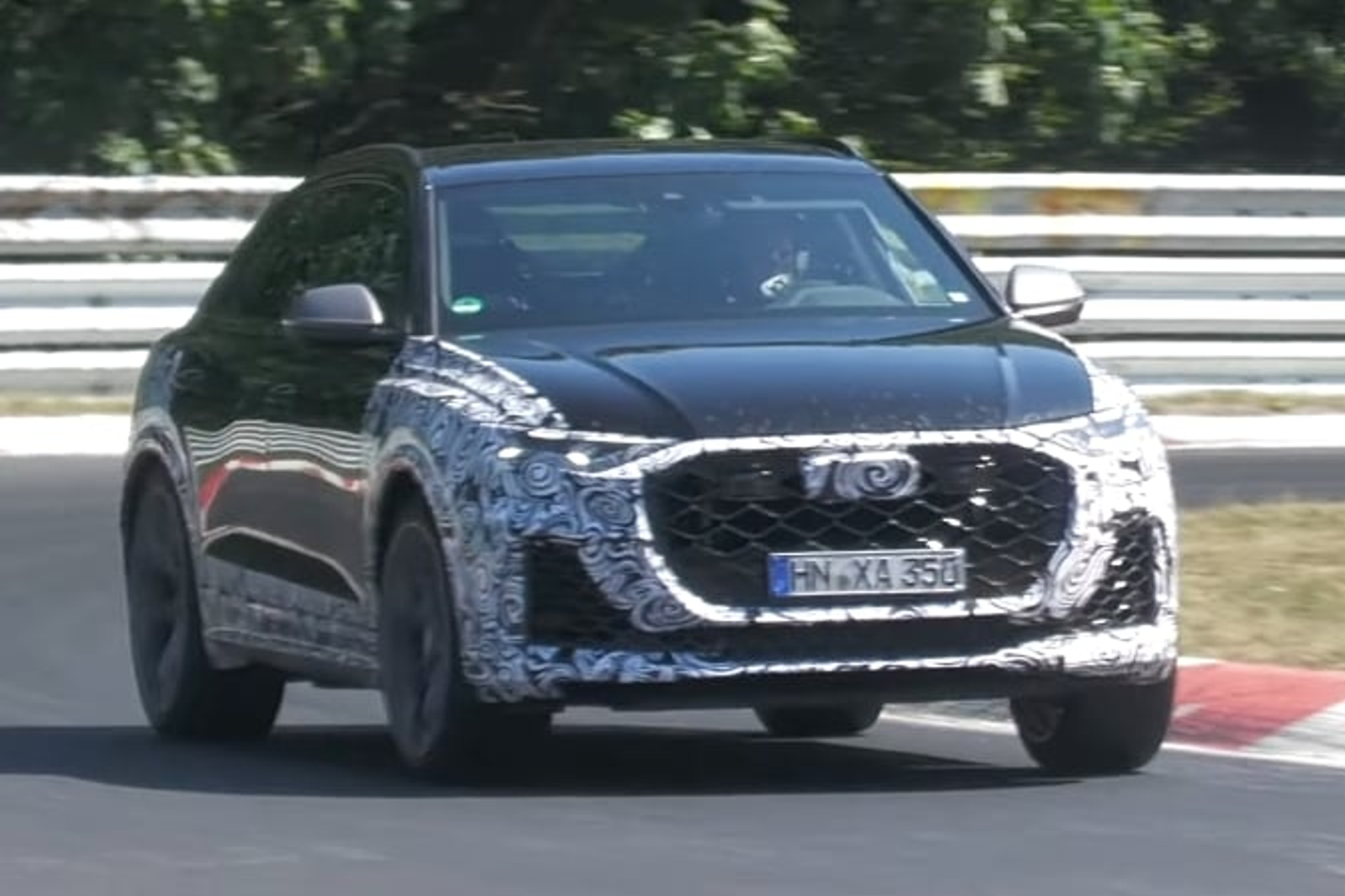 video, spy shots, sports cars, nurburgring, new audi rs q8 prototype spied testing at nurburgring