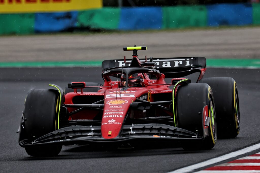 Ferrari, HungarianGP, Sainz