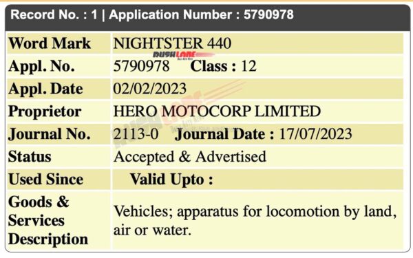 hero motocorp trademarks nightster 440 – next harley for india?