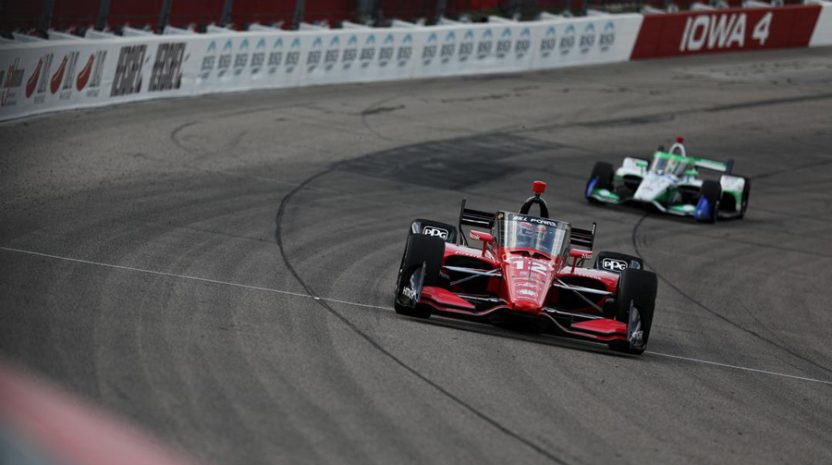 Power Extends IndyCar Pole Position Record In Iowa