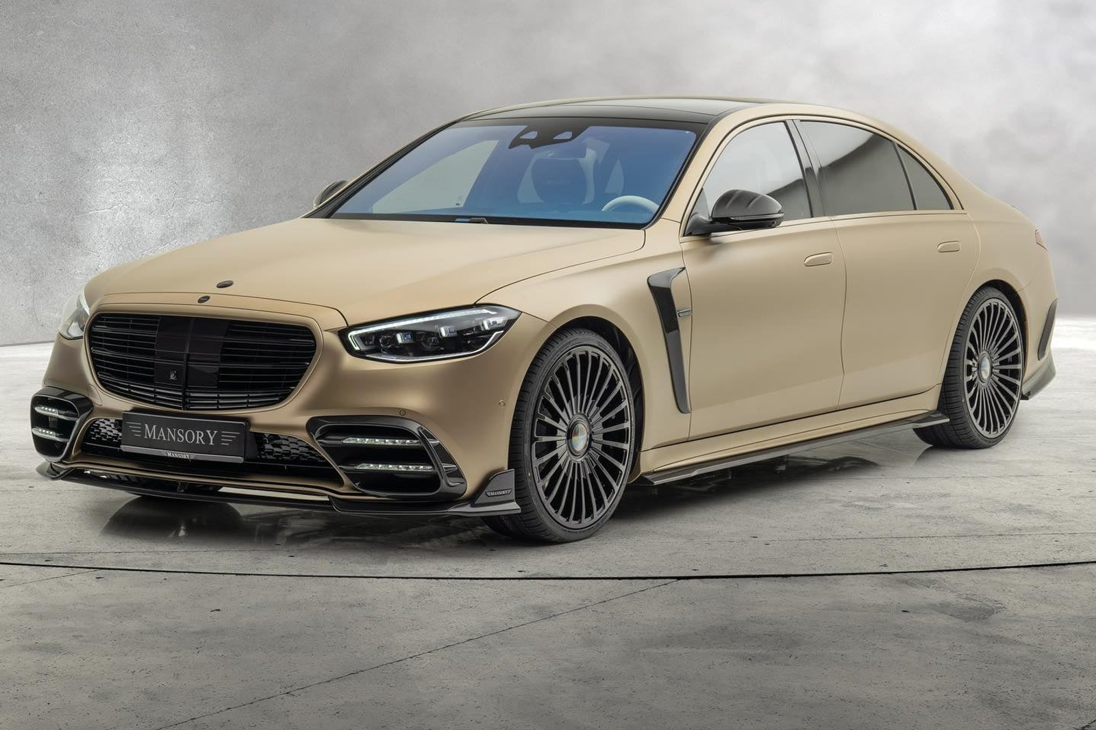 video, tuning, mercedes-benz s-class in kalahari gold doesn't look that bad
