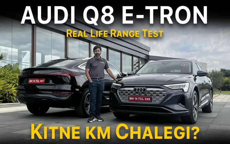 Audi Q8 e-tron Driven in Bengaluru | Real Life Range Test | Kitne km Chalegi? | July 2023