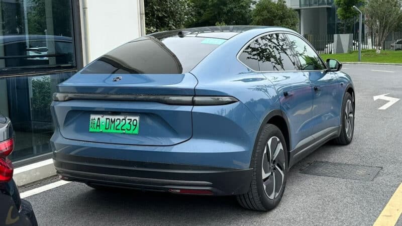 ev, report, nio ec6 nt2 fastback suv was spied in the wild in china. to debut at the chengdu auto show