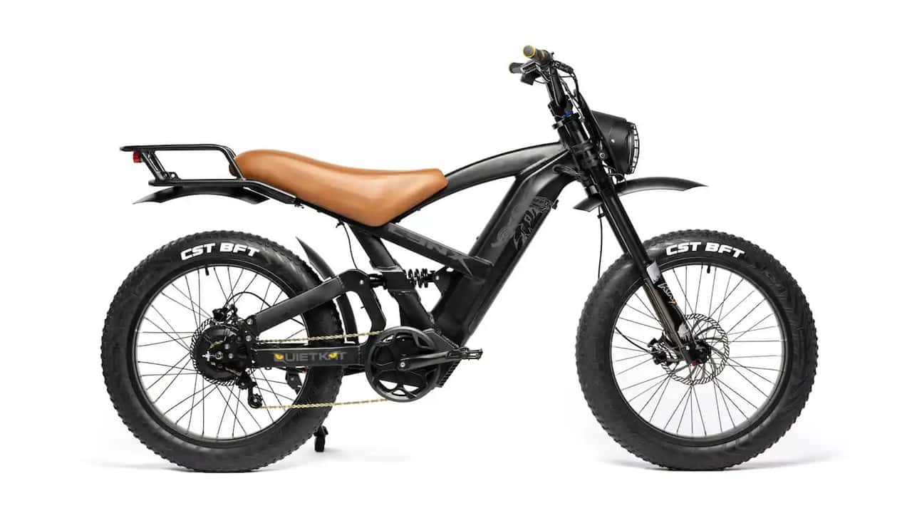 new quietkat lynx is a rugged moto-inspired e-bike