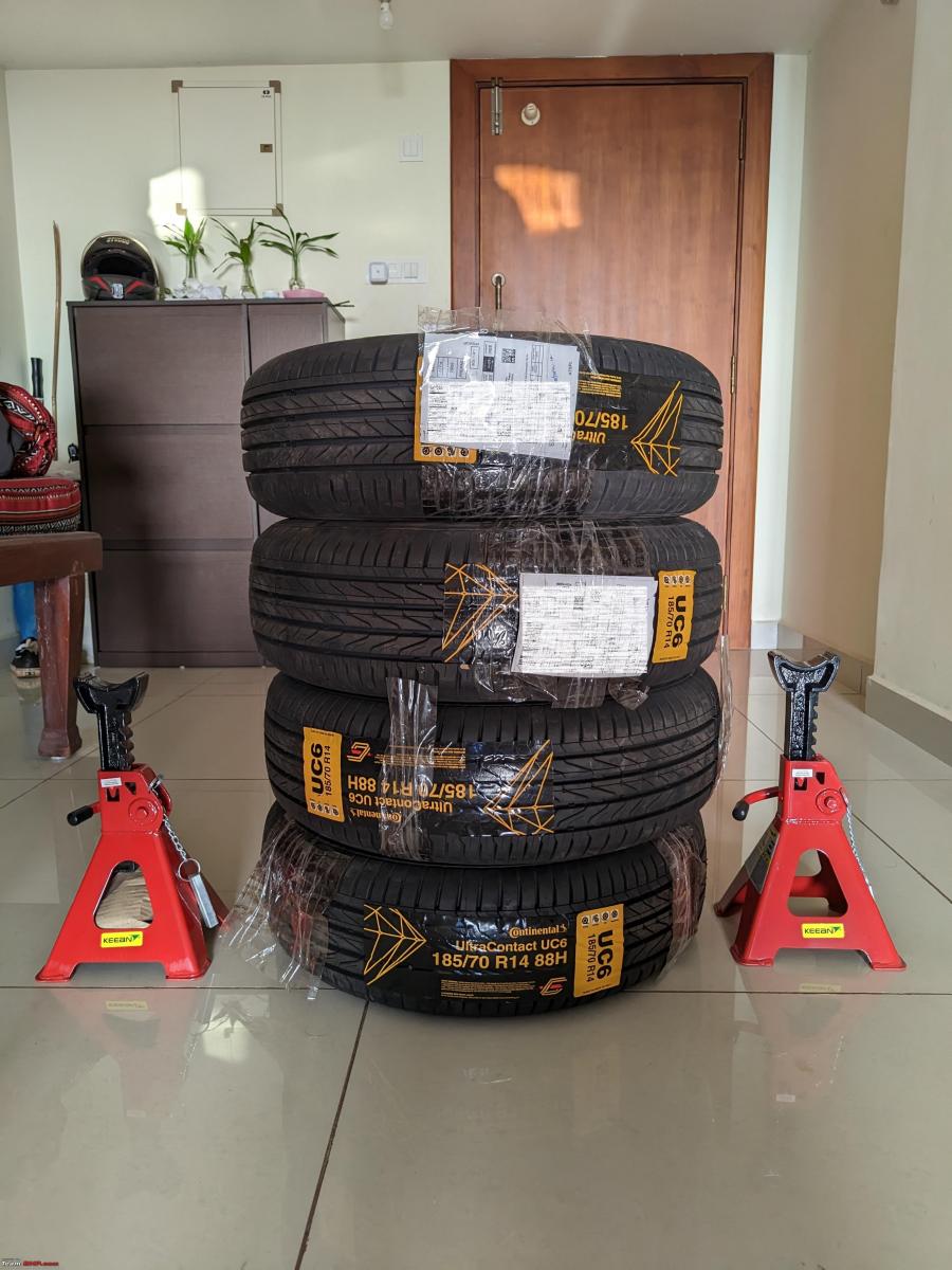 Got new Continental UC6 tyres for my Swift at a steal price from Amazon, Indian, Member Content, Maruti Swift, Tyres, Car Service