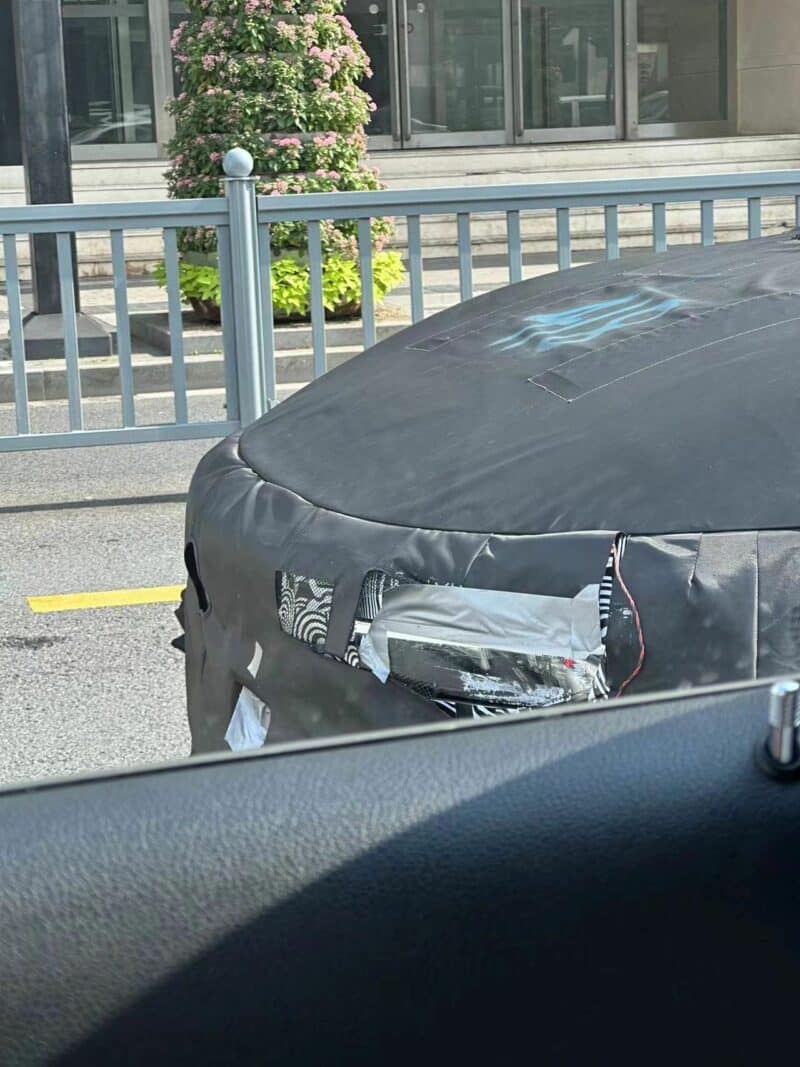ev, report, zeekr cs1e from geely was spotted in china with 3 lidar sensors. to debut in august