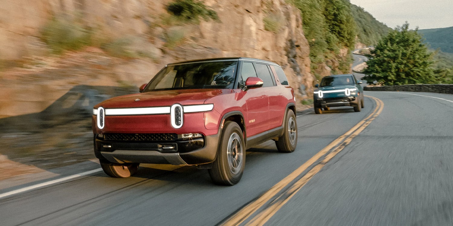 dual motor, electric pickups, electric suv, rivian automotive, rivian offers rit and ris with dual motor options