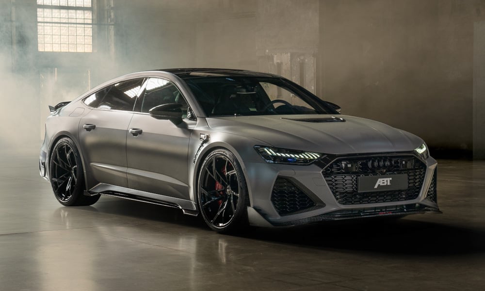 abt celebrates 10 years of the audi rs7 with one mad legacy edition