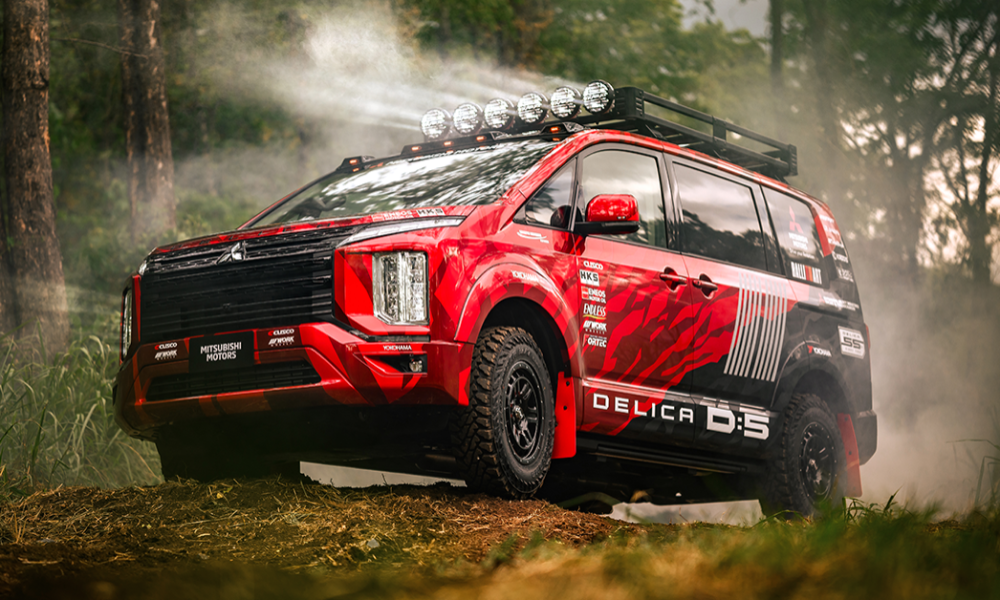 we’d like to see this mitsubishi delica support van in action